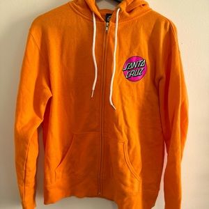 Santa Cruz zip up hoodie